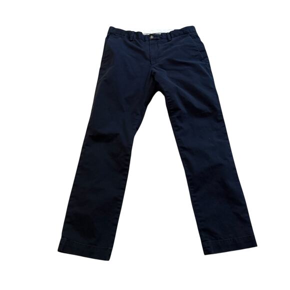 Polo Ralph Lauren Mens Stretch Slim Fit Chino Pants Navy Blue Straight Leg 32x32 - Picture 5 of 14
